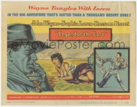 7r0726 LEGEND OF THE LOST TC 1957 Sophia Loren in love triangle with John Wayne & Rossano Brazzi!