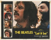 7r1233 LET IT BE LC #8 1970 The Beatles, close up of Ringo Starr with Paul behind him!
