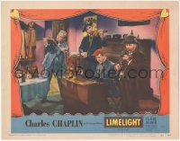 7r1238 LIMELIGHT LC #7 1952 Charlie Chaplin, Nigel Bruce and others play music in sad band!
