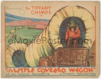 7r0728 LITTLE COVERED WAGON TC 1930 The Tiffany Chimps in a western wagon train, ultra rare!