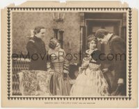 7r1242 LITTLE YANK LC 1917 Dorothy Gish is romanced by Civil War soldier as her parents watch, rare!