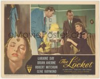 7r1243 LOCKET LC #6 1946 Robert Mitchum & Brian Aherne talk to Laraine Day!