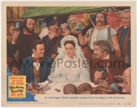 7r1259 MADAME BOVARY LC #4 1949 close up of Jennifer Jones & Van Heflin at their wedding banquet!
