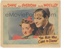 7r1266 MAN WHO CAME TO DINNER LC 1942 romantic close up of Bette Davis & Richard Travis!
