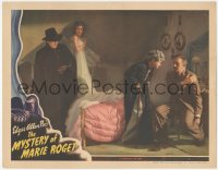7r1293 MYSTERY OF MARIE ROGET LC 1942 Edgar Allan Poe, Maria Montez, Ouspenskaya, cool caped guy!