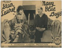 7r0751 NAVY BLUE DAYS TC 1925 sailor Stan Laurel laughing by pretty Julie Leonard, ultra rare!