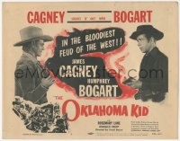 7r0754 OKLAHOMA KID TC R1956 James Cagney, Humphrey Bogart, bloodiest feud of the West!