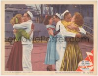 7r1331 ON THE TOWN LC #8 1949 Gene Kelly, Frank Sinatra, Betty Garrett & Ann Miller reunited!