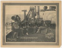 7r1335 ONE-MAMA MAN LC 1927 shoemaker Charley Chase surrounded by beautiful women on ship, rare!