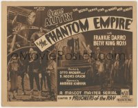 7r0763 PHANTOM EMPIRE chapter 9 TC 1935 singing cowboy Gene Autry sci-fi serial, Prisoners of the Ray!
