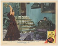 7r1353 PIRATE LC #7 1948 Gene Kelly cowers from furious Judy Garland destroying room with axe!