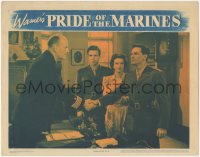 7r1358 PRIDE OF THE MARINES LC 1945 John Garfield, Eleanor Parker, Dane Clark, Delmer Daves!