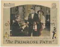 7r1359 PRIMROSE PATH LC 1925 Clara Bow in cool outfit with two men + cool border art, ultra rare!