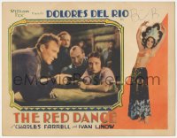 7r1386 RED DANCE LC 1928 close up of angry Dolores Del Rio with gun by Ivan Linow, very rare!
