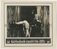 7r1388 REGULAR FELLOW LC 1925 Raymond Griffith as the prince on throne, Rain and Shine, ultra rare!