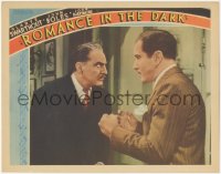 7r1397 ROMANCE IN THE DARK Other Company LC 1938 close up of John Boles threatening John Barrymore!