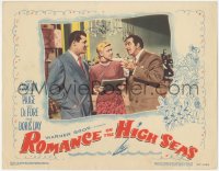 7r1398 ROMANCE ON THE HIGH SEAS LC #3 1948 Doris Day in her first movie role with Jack Carson!