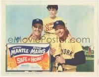 7r1406 SAFE AT HOME LC 1962 c/u of Bryan Russell lifted by NY Yankees Mickey Mantle & Roger Maris!
