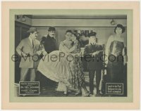 7r1420 SEA SQUAWK LC 1925 great image of Harry Langdon in drag hugging pretty Eugenia Gilbert!