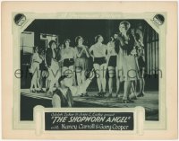7r1430 SHOPWORN ANGEL LC 1928 director talks to Nancy Carroll on stage with pretty chorus girls!