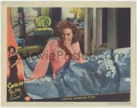 7r1446 SMASH-UP LC #3 1946 close up of sexy Susan Hayward rumpled in bed + sexy border image!