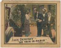7r1452 SO THIS IS PARIS LC 1924 boxing champ Jack Dempsey wearing a fake beard, ultra rare!