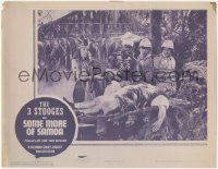 7r1454 SOME MORE OF SAMOA LC 1941 Three Stooges, Moe, Larry & Curly threatening native, ultra rare!