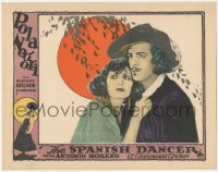 7r1459 SPANISH DANCER LC 1923 great close up of scared Pola Negri clutching Antonio Moreno!