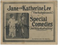 7r0796 SPECIAL COMEDIES TC 1920s Jane and Katherine Lee, The BabyGrands, ultra rare!