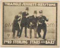 7r0799 STARS & BARS TC 1917 Ford Sterling, Harry Gribbon, Gene Rogers, Mack Sennett, ultra rare!
