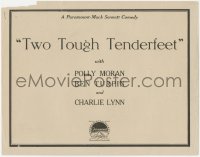 7r0815 TWO TOUGH TENDERFEET TC 1918 Mack Sennett, Ben Turpin falls in love with sheriff Polly Moran!