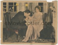 7r1553 WAY DOWN EAST LC 1920 D.W. Griffith, bored Lillian Gish has her hand kissed by suitor, rare!