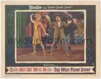 7r1560 WEST POINT STORY LC #8 1950 James Cagney in zoot suit dancing with Virginia Mayo on stage!