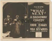 7r0822 WHAT NEXT TC 1922 Eddie Barry disguised as blind man trying to fool a cop, ultra rare!