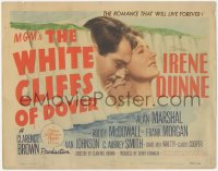 7r0828 WHITE CLIFFS OF DOVER TC 1944 Alan Marshal didn't know about living until he met Irene Dunne!