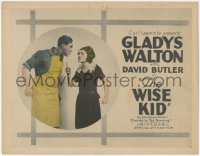 7r0830 WISE KID TC 1922 Tod Browning, great image of Gladys Walton scolding David Butler, rare!
