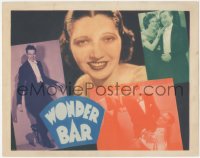 7r1581 WONDER BAR LC 1934 Kay Francis, Dolores Del Rio, Hugh Herbert, Hal Le Roy, cool montage!