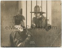 7r1585 WRONG MAN LC R1920s Fritzi Ridgeway makes plans to bust Harry Carey out of jail, ultra rare!
