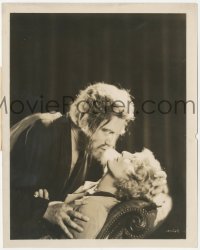 7r0238 HAUNTED HOUSE 8.25x10.25 still 1928 mad doctor Montagu Love romancing Thelma Todd, lost film!