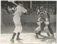 7r0417 PRIDE OF THE YANKEES 7.5x9.5 still 1942 righty Gary Cooper as Lou Gehrig batting left-handed!