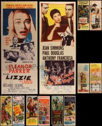 7s0151 LOT OF 12 FORMERLY FOLDED INSERTS 1940s-1950s great images from a variety of movies!