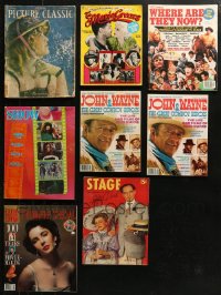 7s0541 LOT OF 8 MAGAZINES 1910s-1990s Picture Classic, Show, John Wayne, Movie Greats & more!