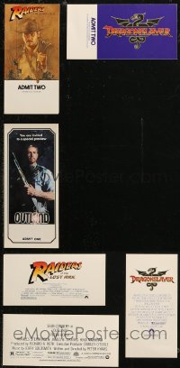 7s0684 LOT OF 30 RAIDERS OF THE LOST ARK, OUTLAND, AND DRAGONSLAYER SNEAK PREVIEW TICKETS 1981