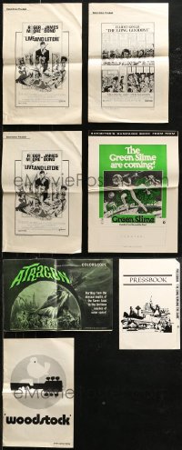 7s0320 LOT OF 7 UNCUT PRESSBOOKS 1960s-1970s great advertising for a variety of different movies!