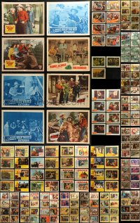 7s0400 LOT OF 171 COWBOY WESTERN LOBBY CARDS 1940s-1970s complete & incomplete sets!