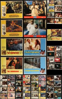 7s0444 LOT OF 81 1970S AND NEWER LOBBY CARDS 1970s-2000s incomplete sets from a variety of movies!