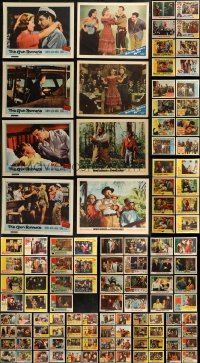 7s0407 LOT OF 151 1950S LOBBY CARDS 1950s incomplete sets from a variety of different movies!