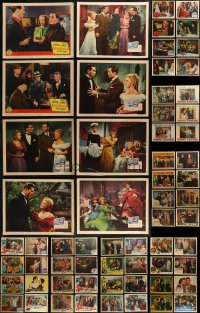 7s0441 LOT OF 86 1940S LOBBY CARDS 1940s incomplete sets from a variety of different movies!