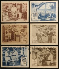 7s0520 LOT OF 6 LOST PLANET SERIAL LOBBY CARDS 1953 great scenes from several chapters!