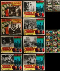 7s0494 LOT OF 20 SPANISH LANGUAGE LOBBY CARDS 1950s-1970s incomplete sets from a variety of movies!
